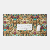 Damassé Orné Turquoise & Or (Clavier et souris)
