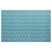 Damassé royale élégante sur le tissu de turquoise (Fat Quarter)