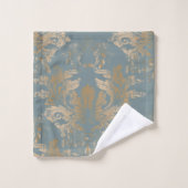 Damassé Vintage , Volutes (Gant de toilette)