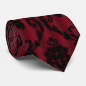 Damast decor stropdas (Opgerold)