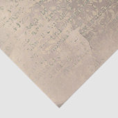 Damast en typemachine tekst tissuepapier (Detail)