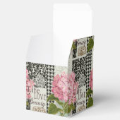 Damast Patroon Bloemen Decor  Bedankdoosjes (Geopend)