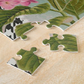 Damast Patroon Bloemen Decor  Legpuzzel (Zijkant)