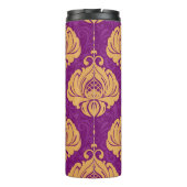  damast sierpatroon. thermosbeker (Achterkant)