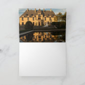 Damast stijl foto bedankkaart (Binnen)