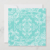 Damast toile swirl save-the-dates save the date (Achterkant)