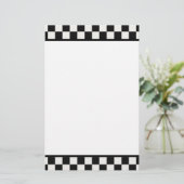Dambord Briefpapier (Staand voorkant)