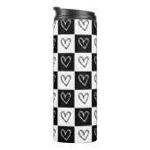 dambordharten thermosbeker (Geroteerd rechts)