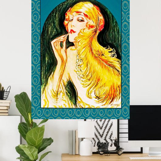 Dame Art Déco 1924 (Bureau à domicile)