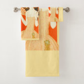 dame art déco avec ventilateur (En situation)