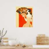 dame art déco avec ventilateur (Cuisine)