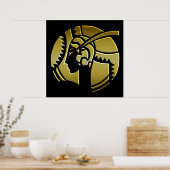 Dame Art déco en or (Cuisine)