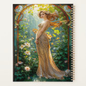 Dame Art Nouveau des Lys (Dos)