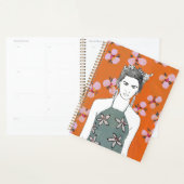 Dame aux fleurs roses - Orange (Devant avec enveloppe)