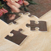 Dame Avec Bouquet De Roses_GC - Puzzle (Côté)