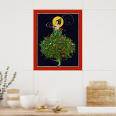 DAME AVEC CADEAUX DE NOËL ART DÉCO BEAUTÉ MODE (Cuisine)