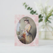 Dame avec cartes (Debout devant)