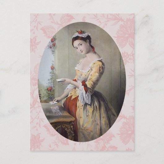 Dame avec cartes (Devant)