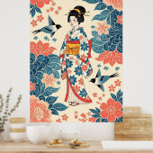 Dame Bingata Poster (Keuken)