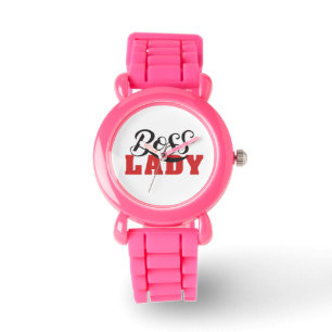 Dame Boss - Sterk Zelfverzekerde Vrouw Design Horloge