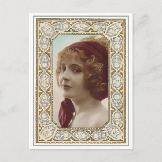  Dame  Briefkaarten (Voorkant)