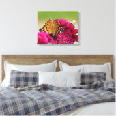 Dame Butterfly Canvas Afdruk (Insitu (Slaapkamer))