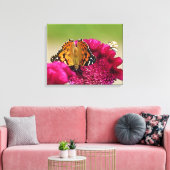 Dame Butterfly Canvas Afdruk (Insitu (Woonkamer))