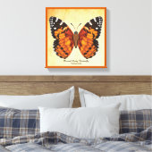 Dame Butterfly Canvas Afdruk (Insitu (Slaapkamer))