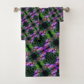 Dame Butterfly, gebilderd op Abstract rooster Bad Handdoek (Insitu)