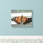 Dame Butterfly Wrapped Canvas (Insitu (Houten vloer))