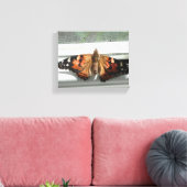 Dame Butterfly Wrapped Canvas Afdruk (Insitu (Woonkamer))
