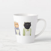 DAME CATS Latte Mug (Droite)