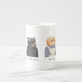 DAME CHAUSSURES Bone China Mug + Texte (Devant)