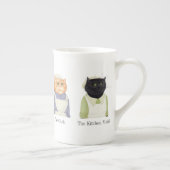DAME CHAUSSURES Bone China Mug + Texte (Droite)