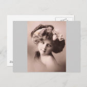  dame Circa 1900 Briefkaart (Voorkant / Achterkant)