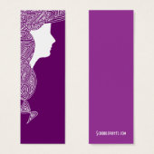 Dame - Couleur personnalisée Mini Signets (Devant & derrière)