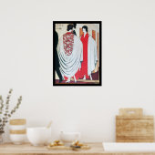 DAME DANS LE MIROIR, ART DÉCO BEAUTÉ MODE (Cuisine)