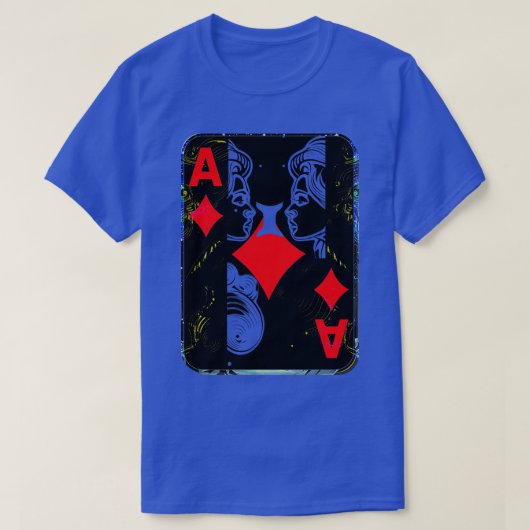 dame d'as TShirt (Design devant)