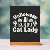 Dame de chat effrayante Halloween_1 (Neutre)