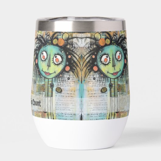 Dame de collage d'art 10 (Arrière)