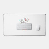 Dame de la cantine de Pâques Équipe de la cafétéri (Clavier et souris)