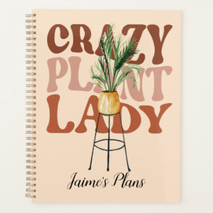 Dame de la plante rétro typographie de plantes à l