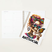 Dame de squelette antisociale (Devant avec enveloppe)