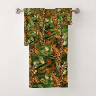 Dame de tigre d'or vert de cuivre tropical