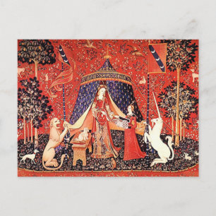 Dame & de Unicorn Briefkaart