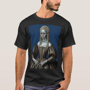 Dame deep one een griezelige Lovecraftiaanse burge T-shirt