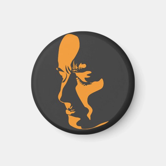 dame donker magneet (Voorkant)