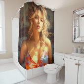 dame douchegordijn (In situ)