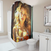 dame douchegordijn (In situ)