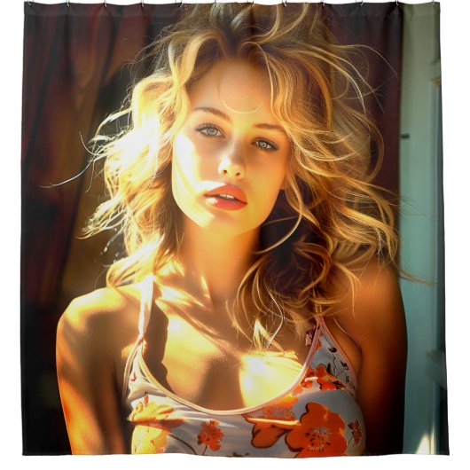 dame douchegordijn (Voorkant)